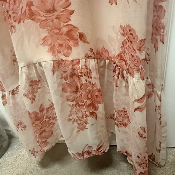 Baltic Born Floral Long Sleeve Dress in Pink and Red - Picture 10 of 16